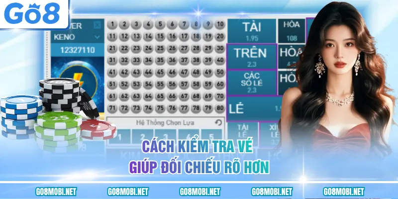 Cách kiểm tra vé giúp đối chiếu rõ hơn